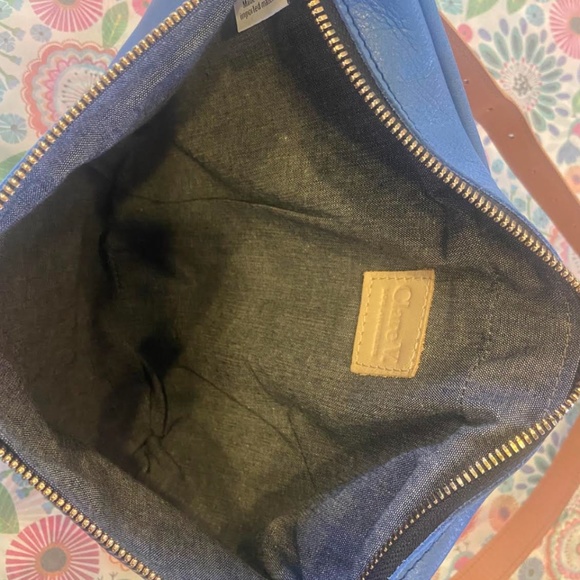 Clare V Grande Fanny in Rare Cobalt Blue Excellent! - Picture 6 of 12